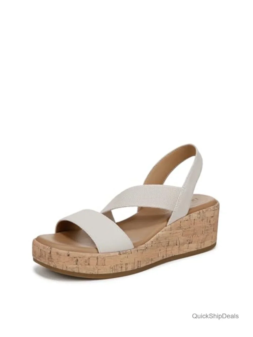 Strappy Wedge Sandals with Platform, Open Toe, Slingback